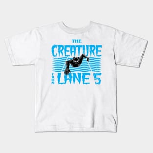 Pool Creature Halloween Swim Kids T-Shirt